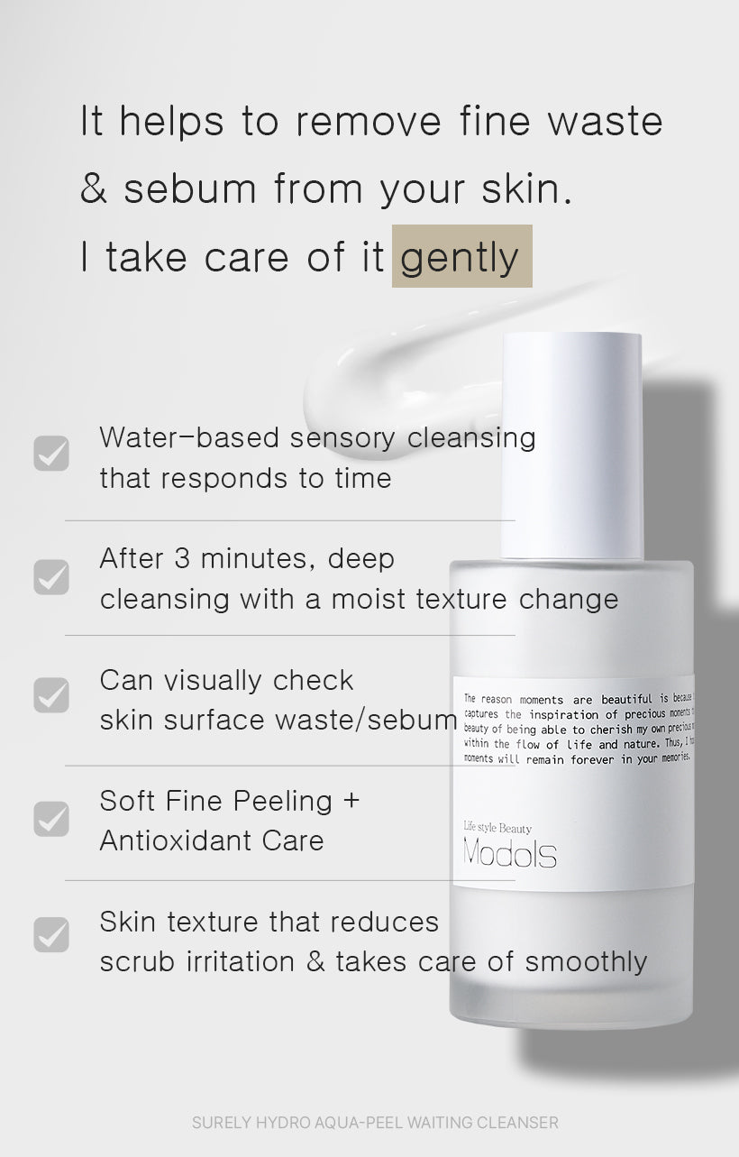 Modols Hydro Aquapeel Waiting Cleanser(100ml) - Miracle for 3min