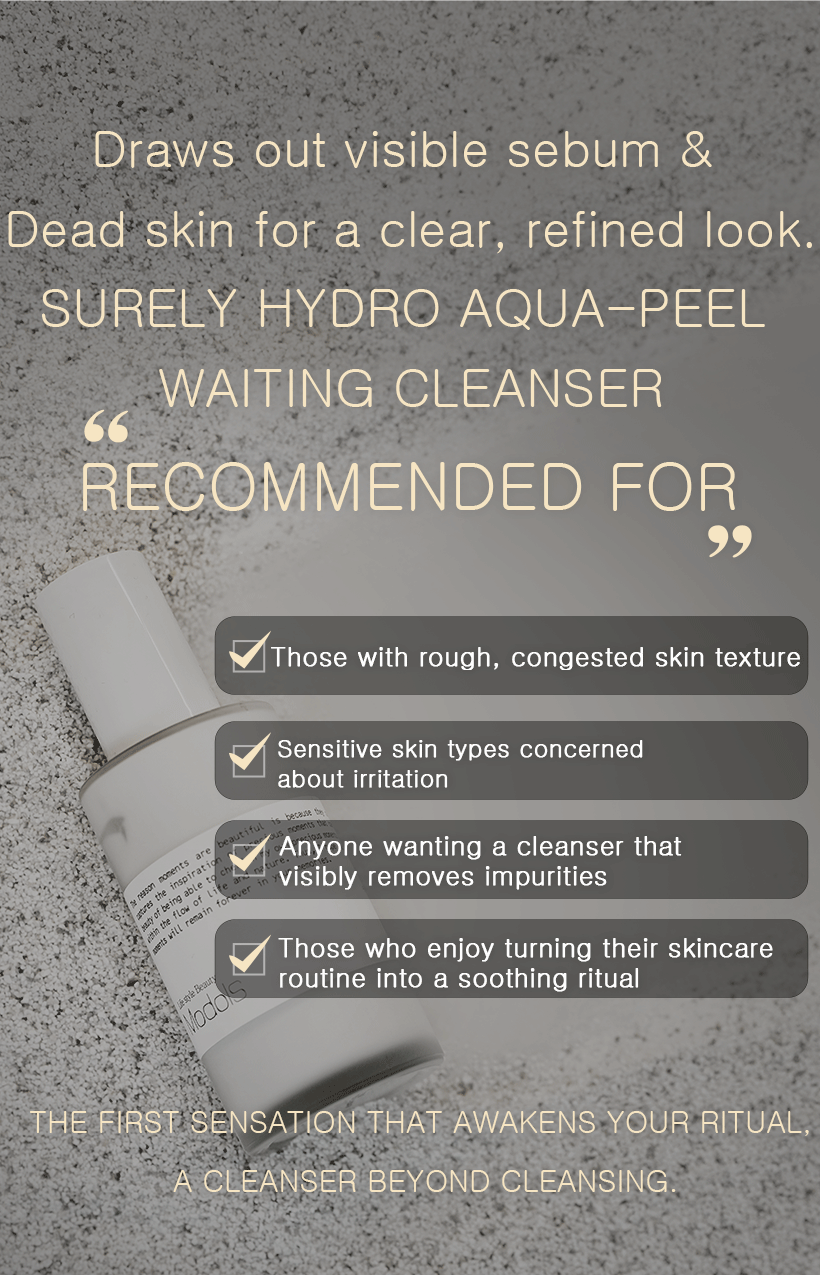 Modols Hydro Aquapeel Waiting Cleanser(100ml) - Miracle for 3min