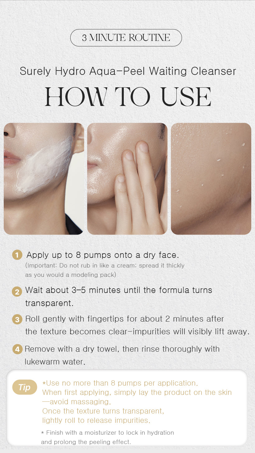 Modols Hydro Aquapeel Waiting Cleanser(100ml) - Miracle for 3min