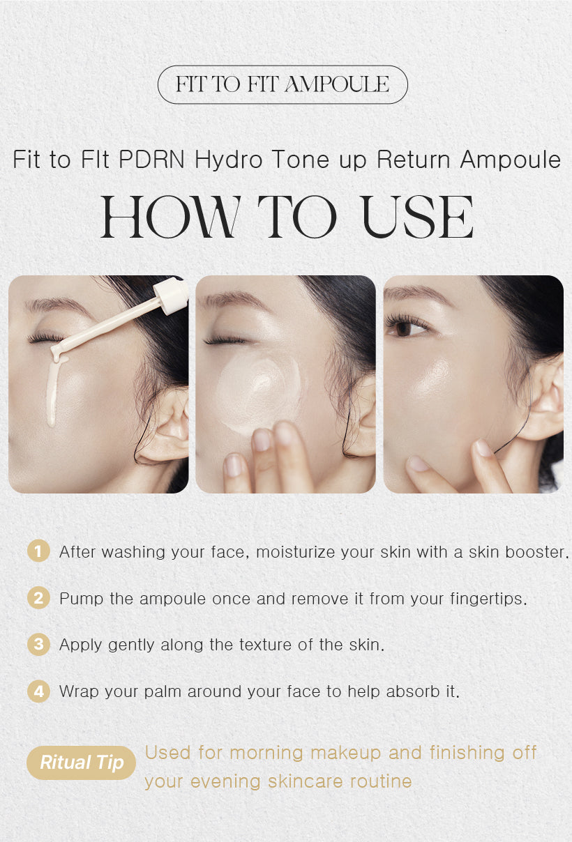 FIT to FIT PDRN HYDRO TONE-UP AMPOULE