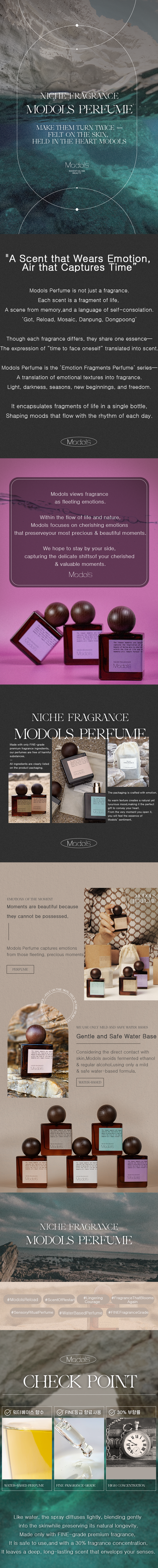 Modols Niche Water base Perfume 30ml - Reload