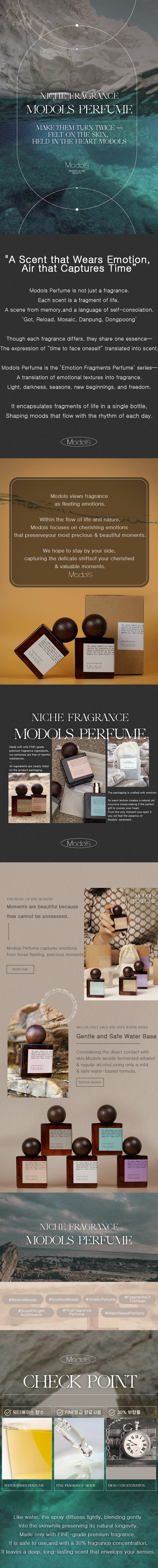Modols Niche Water base Perfume 30ml - Mosaic