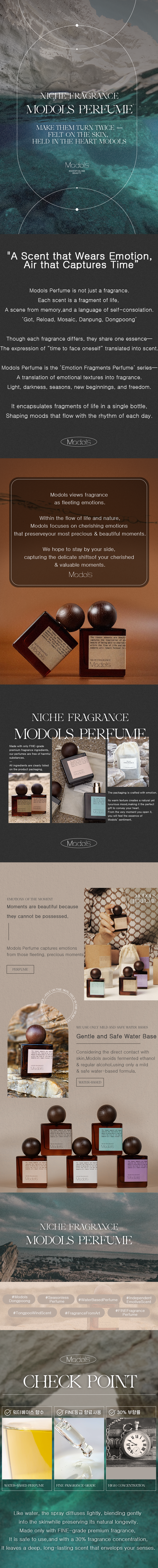 Modols Niche Water base Perfume 30ml - Dongpung