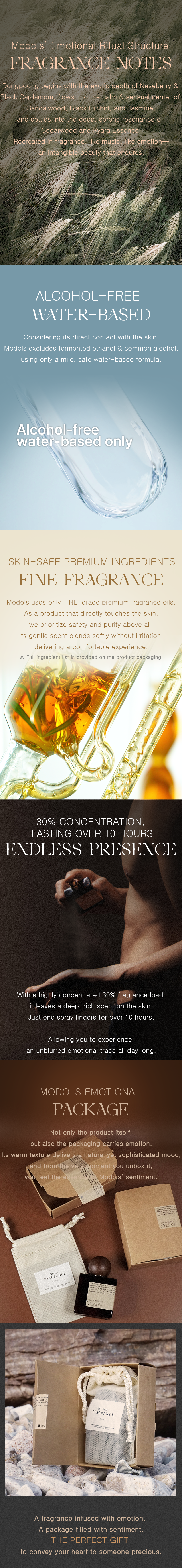 Modols Niche Water base Perfume 30ml - Dongpung